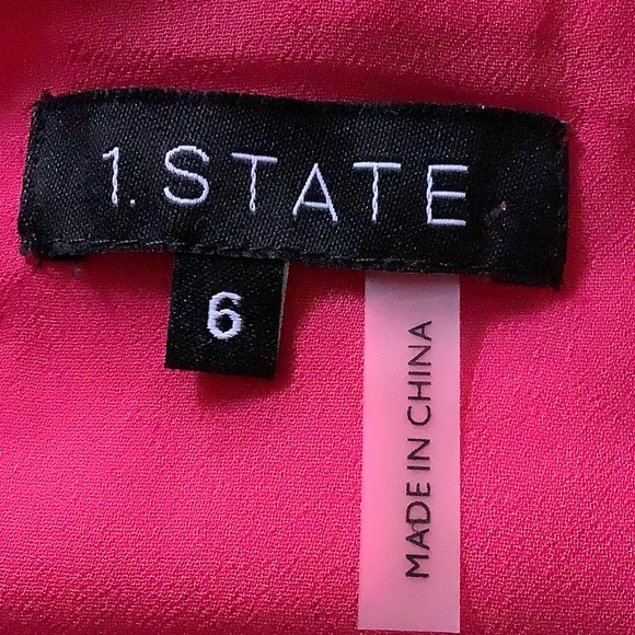 1 State Women’s Wrap Spaghetti Strap Dress Pink - Picture 11 of 13